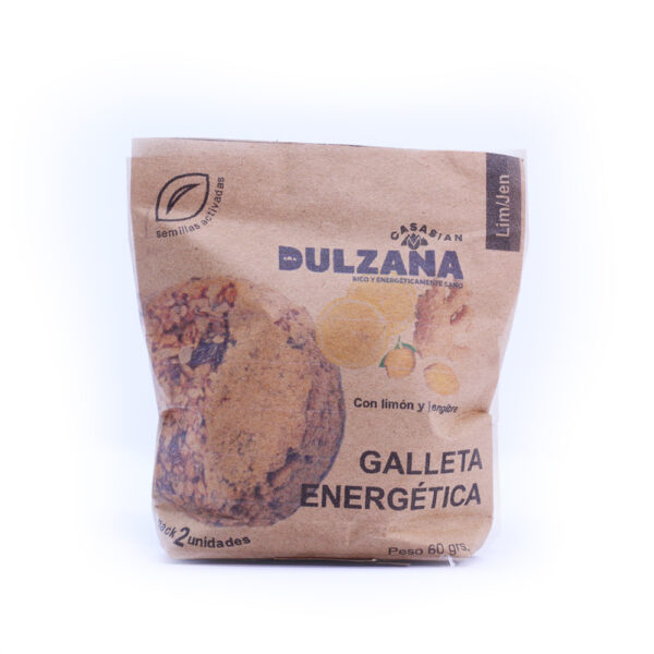 GALLETA ENERGÉTICA SABOR LIMON-JENGIBRE