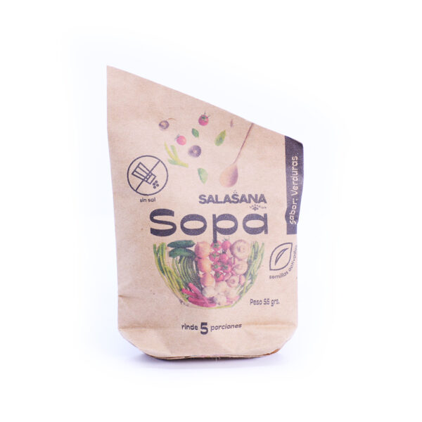 SOPA INSTANTANEA DE VERDURAS SIN SAL